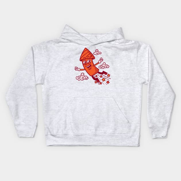 Firework Kids Hoodie by Doodlejoystore